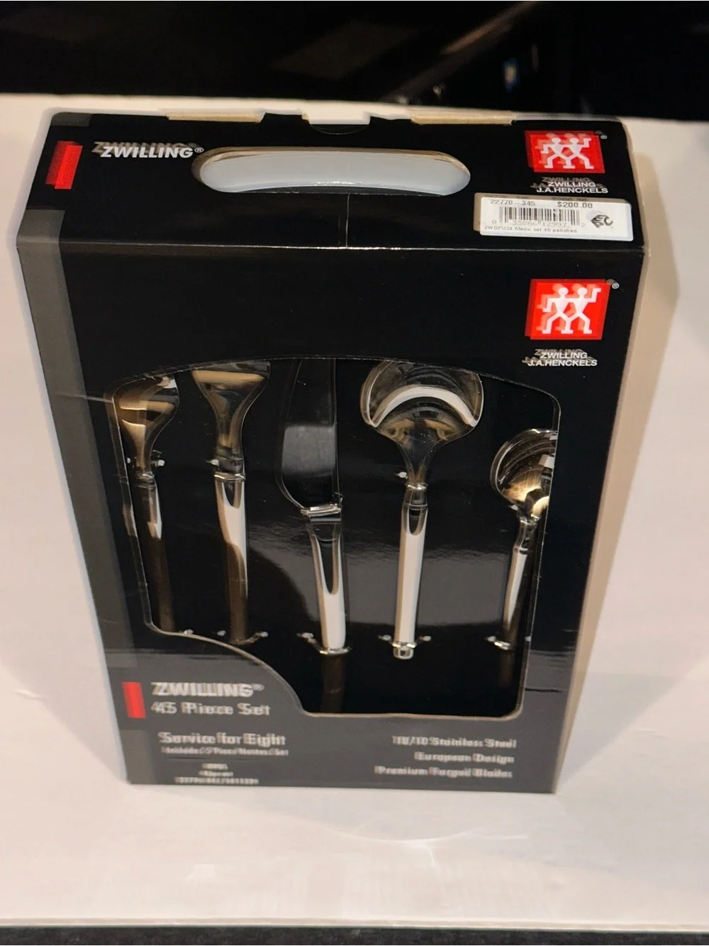 Zwilling J.A. Henckels Opus 45 Pc Flatware Set Service for 8 NEW IN BOX